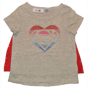 Baby Gap NWT Supergirl Logo Shirt With Cape